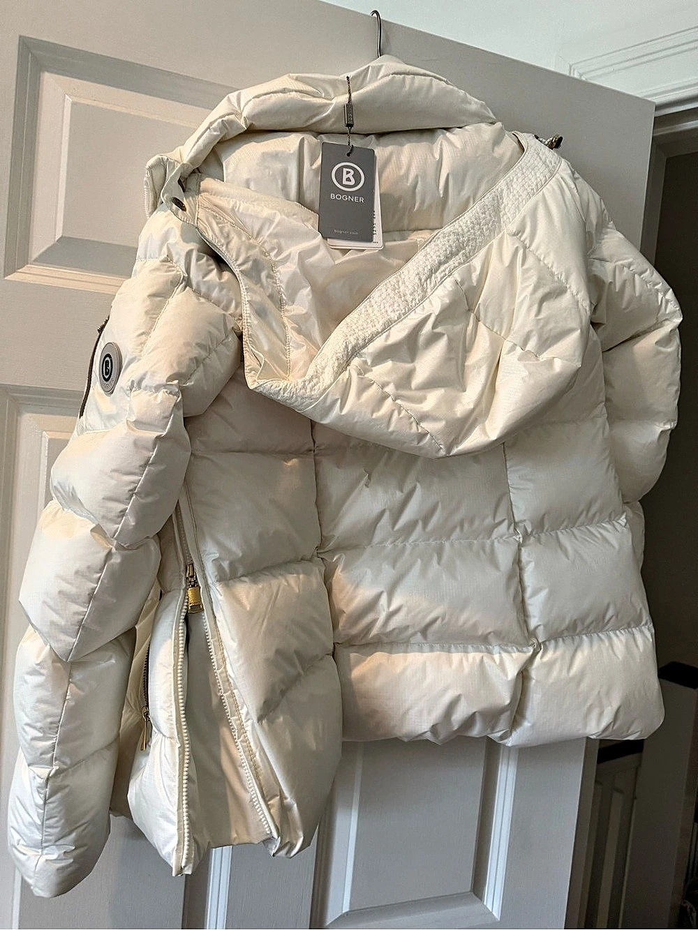 Bogner Gienève-D Women's Puffer White Size 6 NWT - Picture 2 of 8